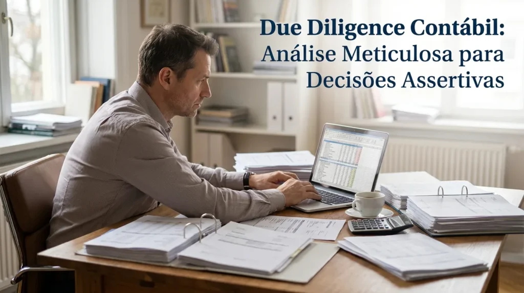 A due diligence contábil é a revisão dos números e rotinas de uma empresa antes de uma compra, venda ou entrada de sócio. Empreendedores, MEIs e autônomos devem ler esse diagnóstico antes de assinar,…